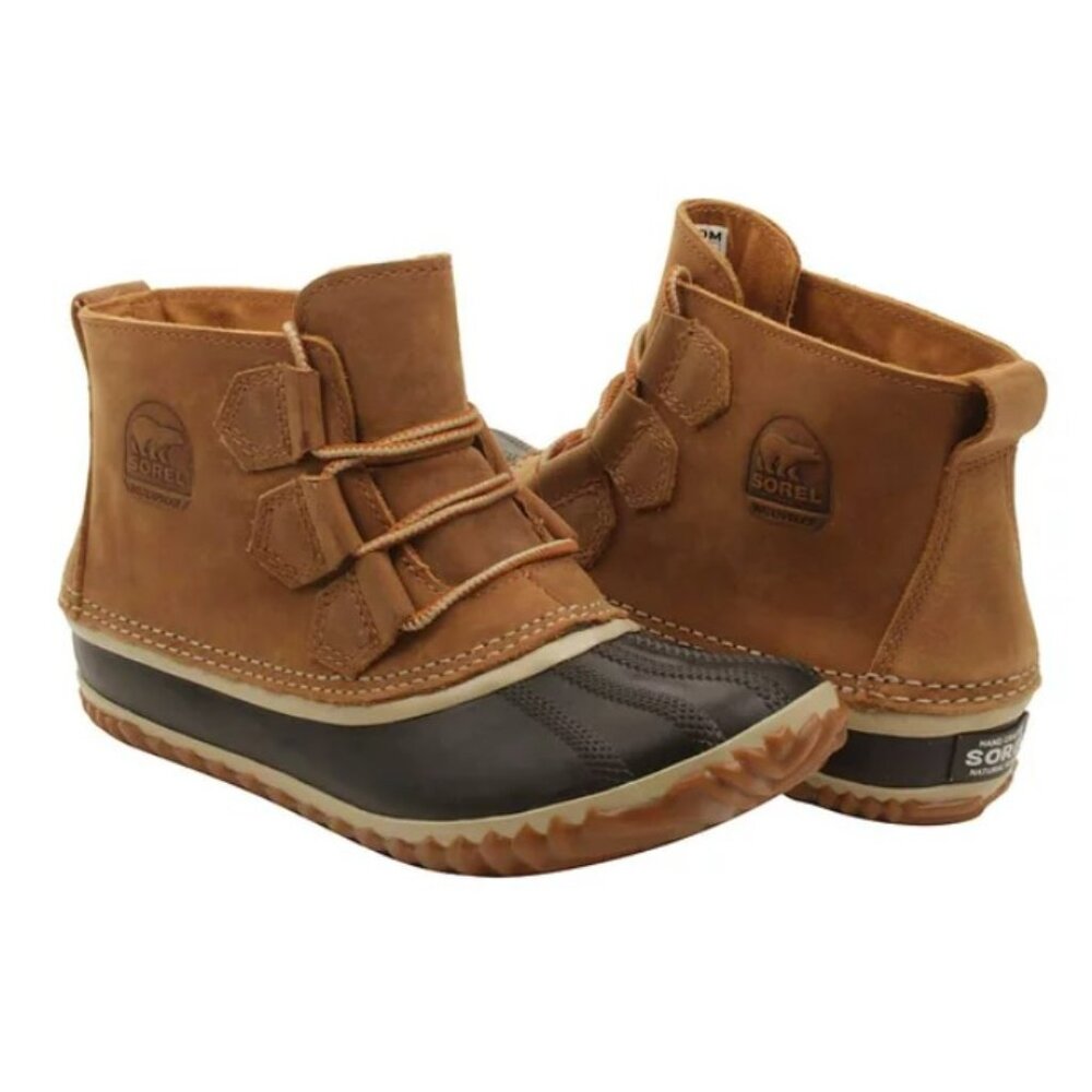 🆕 NIB/NWT | Sorel "Out N About" Leather Duck Boot in Elk | 7